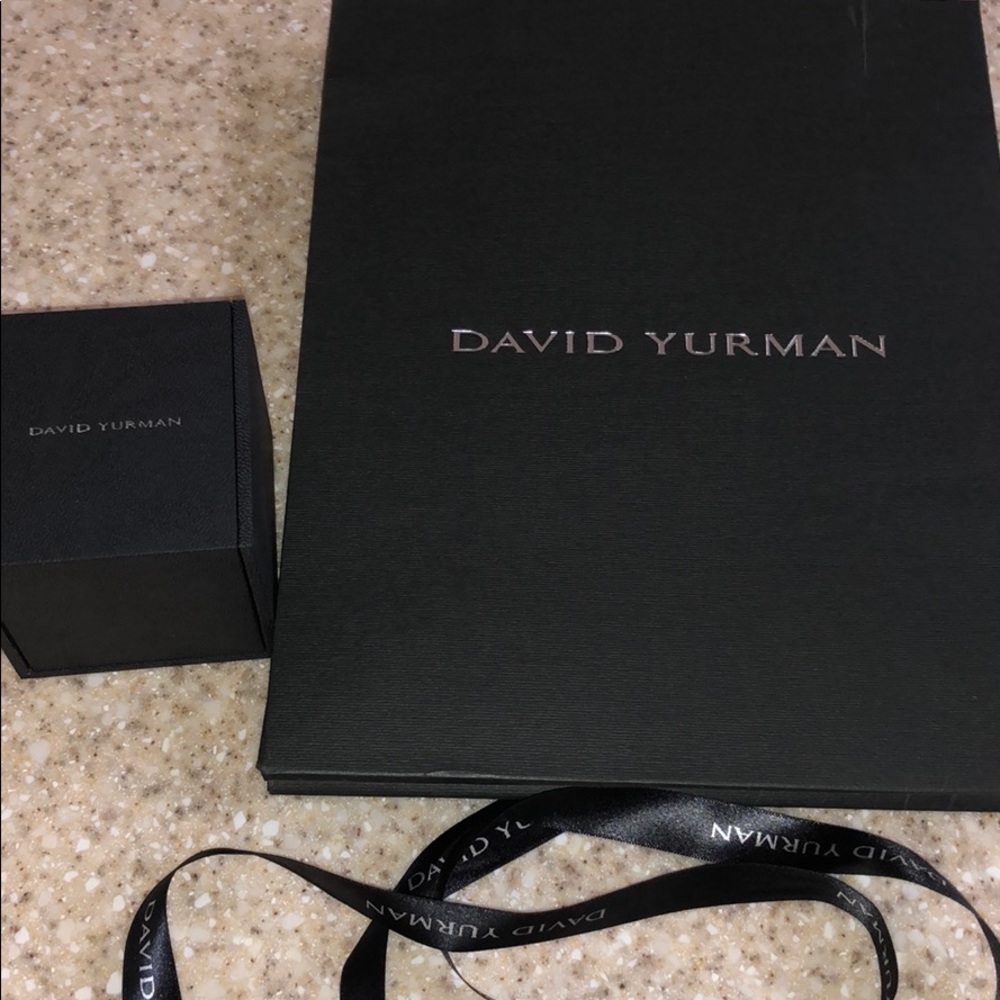 David Yurman box, bag and ribbon